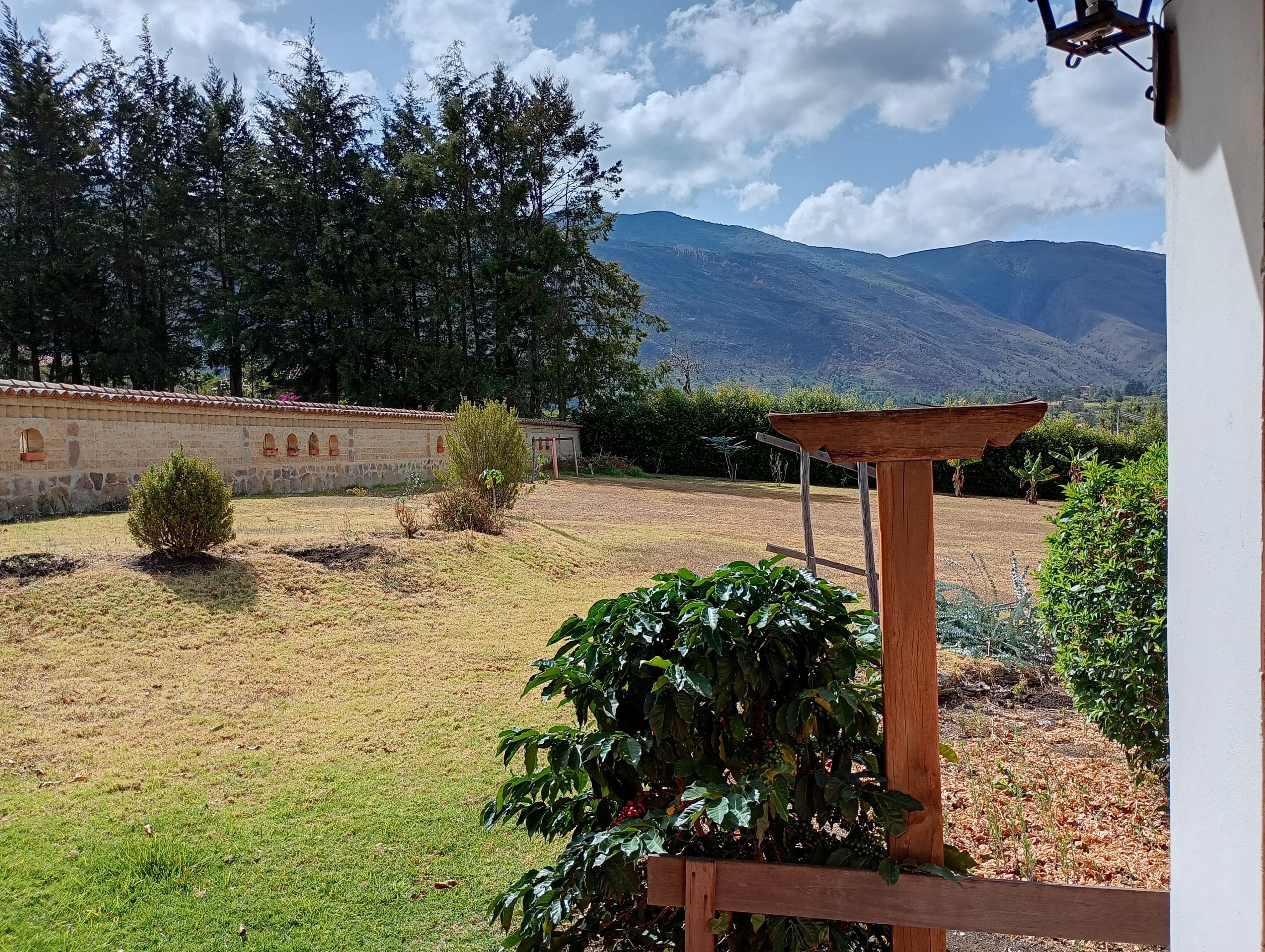 Espacio romántico con vino