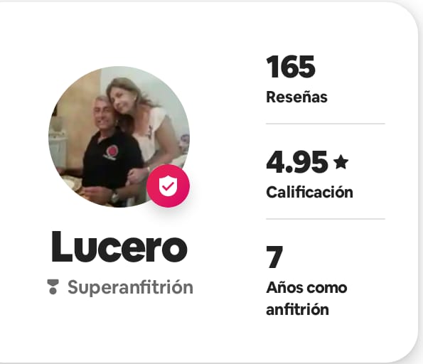 Lucero Superanfitrión – 165 reseñas, 4.95 estrellas